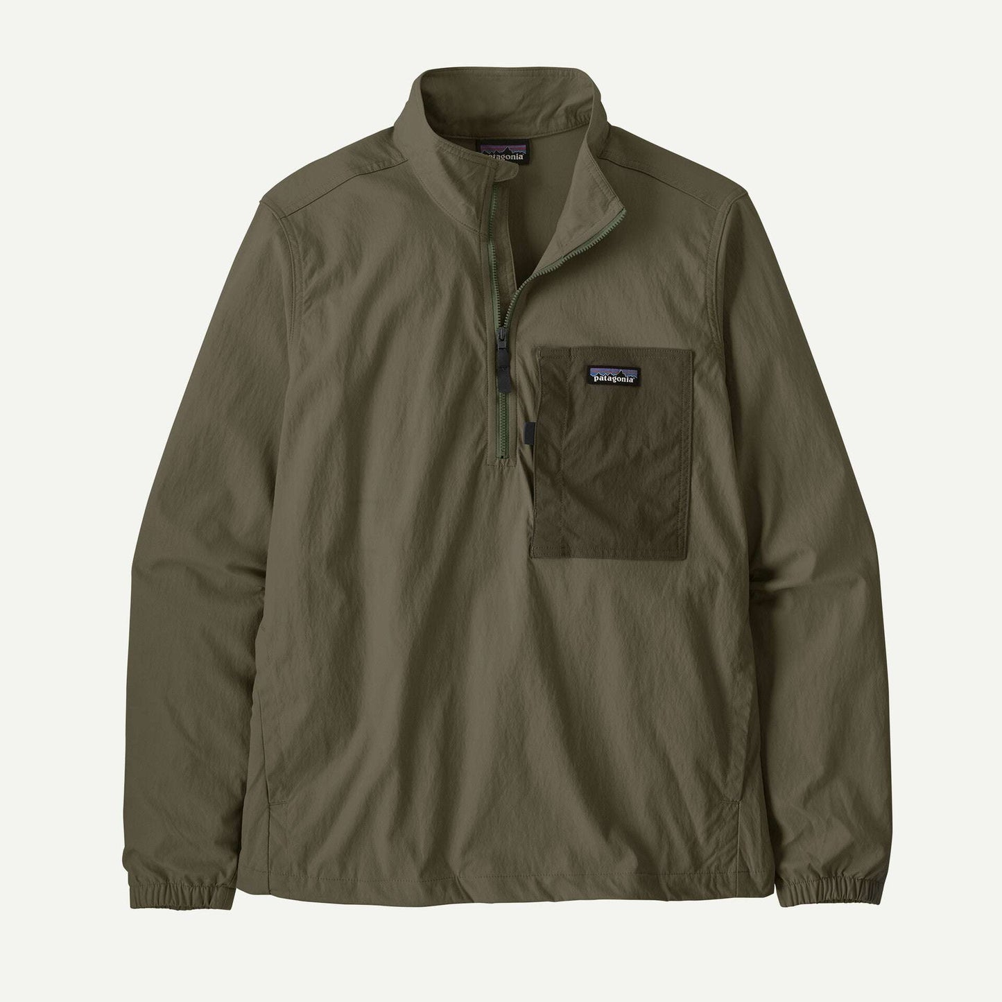 Patagonia Men's Outdoor Everyday Marsupial Pullover-Basin Green | Patagonia |