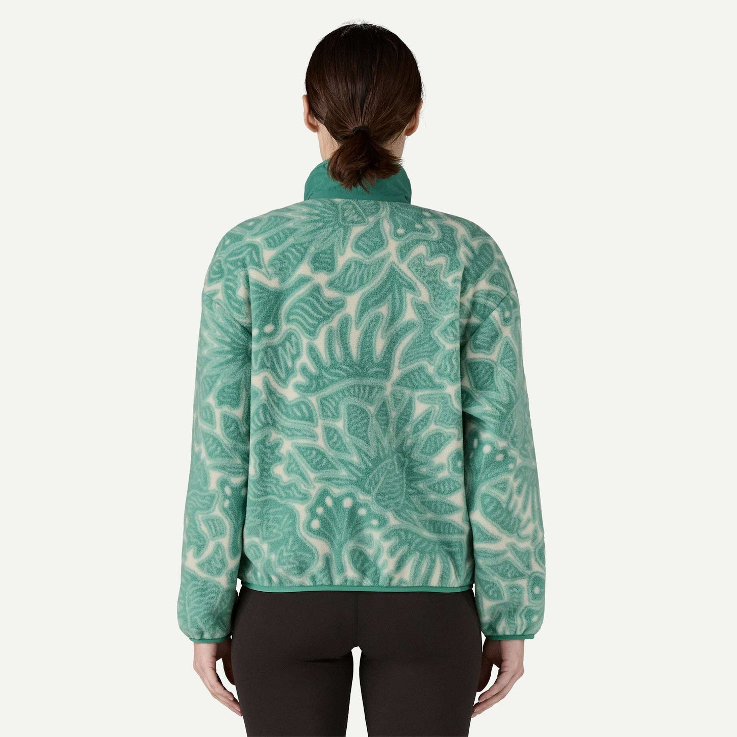 Patagonia Women's Synchilla® Fleece Jacket-Bees and Flowers: Heather Green | Patagonia |