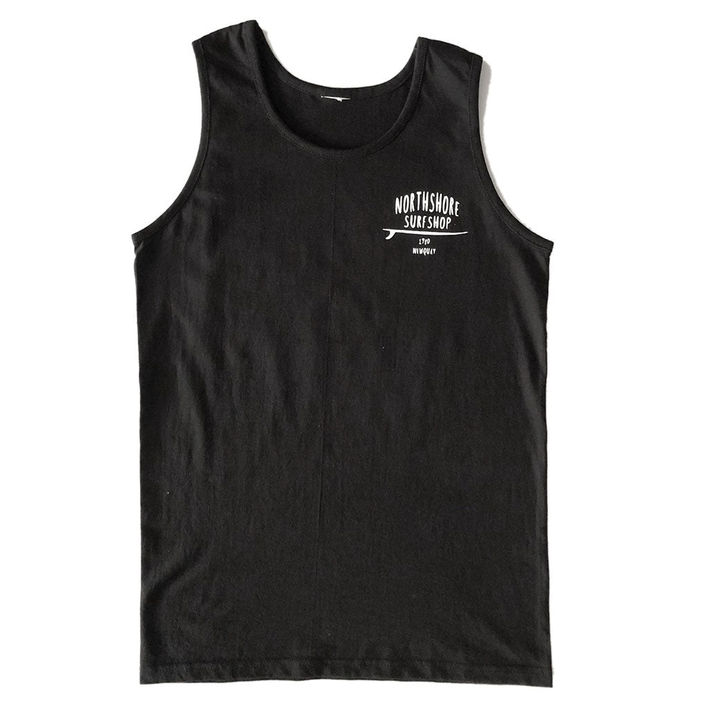 Classic Logo Vest | Black | Northshore Surf Shop | Vest - Northshore Newquay - Surf/Skate