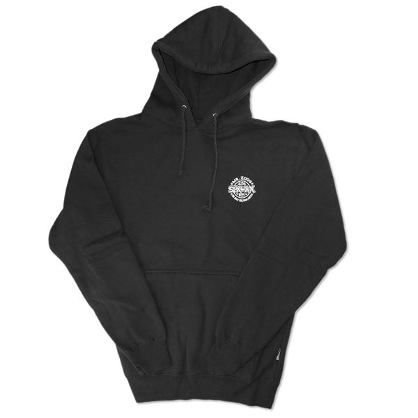 Mr Zoggs Sex Wax EMB Pinstripe Hooded Sweatshirt-Black | Mr Zogs Sex Wax | - Northshore Newquay - Surf/Skate