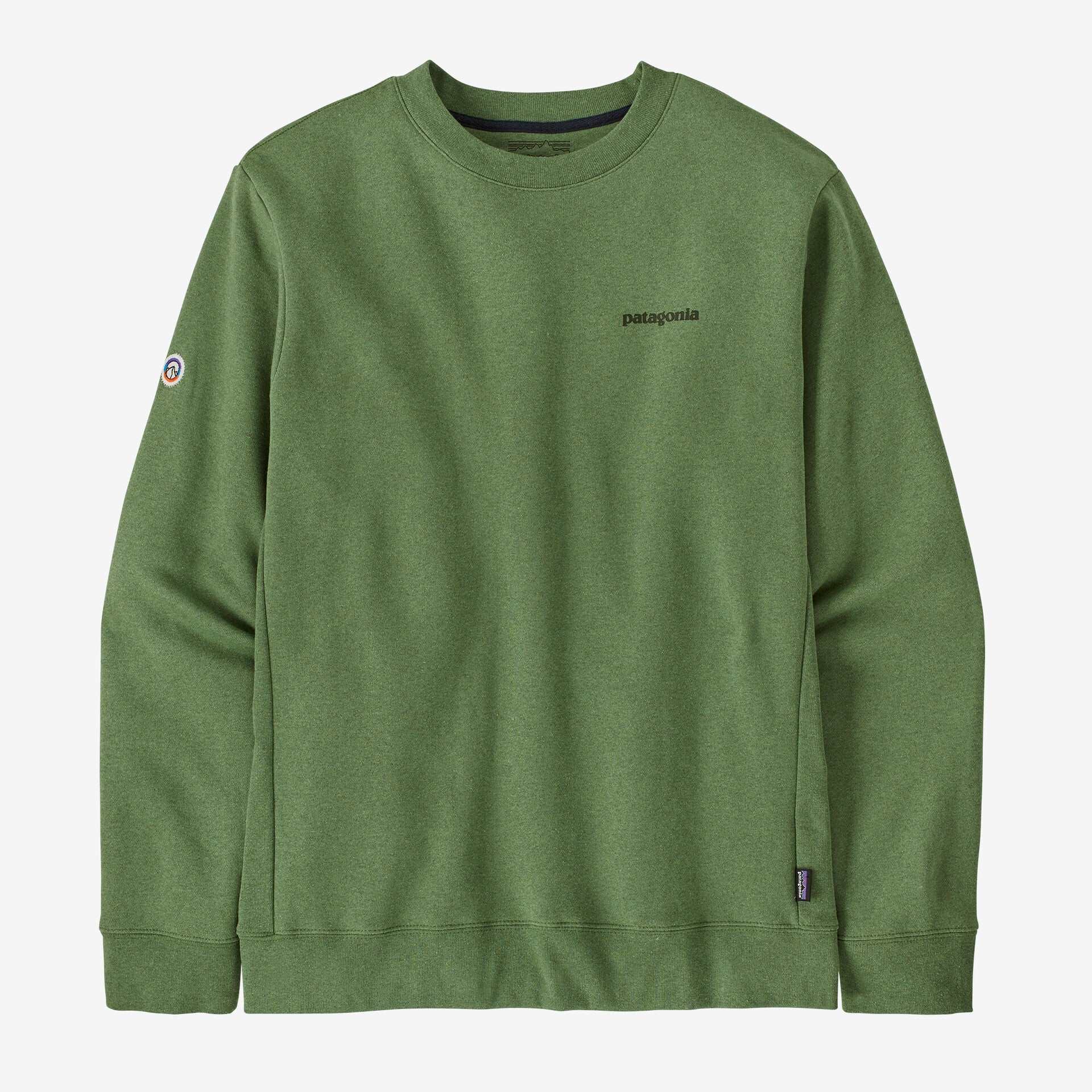 Patagonia Fitz Roy Icon Uprisal Crew Sweatshirt Terrain Green Northshore Surf Shop