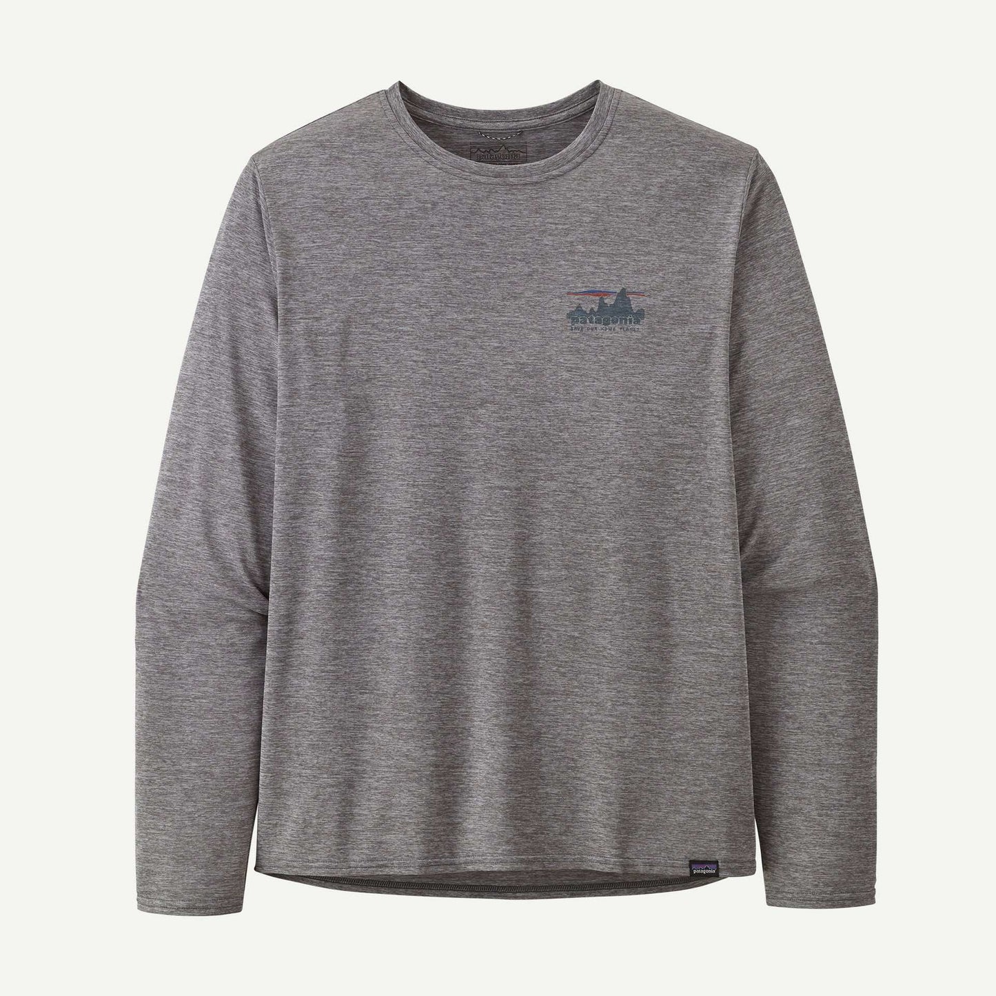 Patagonia Men's Long-Sleeved Capilene® Cool Daily Graphic Shirt-73 Skyline: Feather Grey | Patagonia |