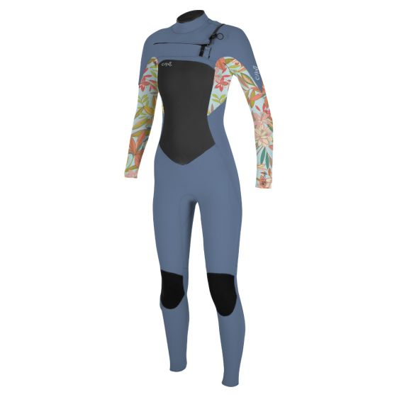 O'NEILL GIRLS EPIC 4/3MM CHEST ZIP FULL WETSUIT - (INFINITY / DAHLIA) | O’neill | Winter Wetsuit - Northshore Newquay - Surf/Skate