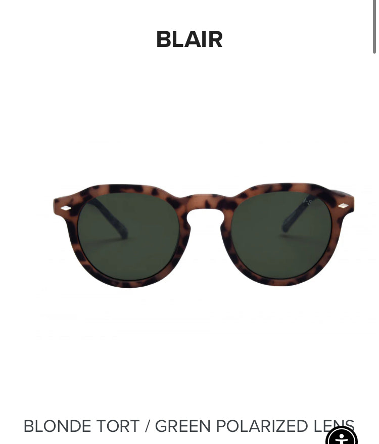I-sea Blair polarised sunglasses Blonde tort green | I-sea |