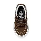 Vans Kids SK8-Mid Reissue V-Tonal Check Brown | Vans | trainers - Northshore Newquay - Surf/Skate
