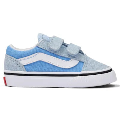 Vans Kids Old Skool V Shoes-2 Tone Tranquil Blue | Vans | trainers - Northshore Newquay - Surf/Skate
