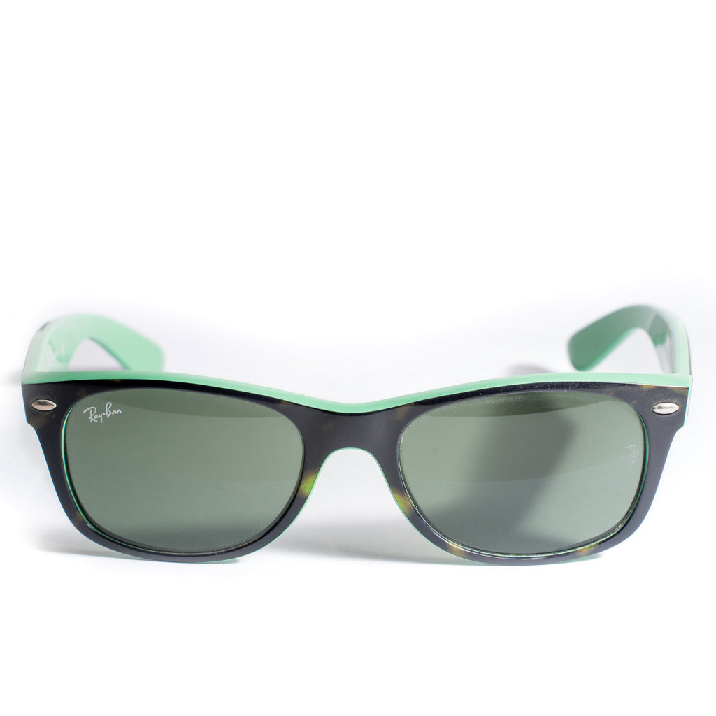 Ray Ban New Wayfarer Sunglasses-Havana Green | Ray Ban |