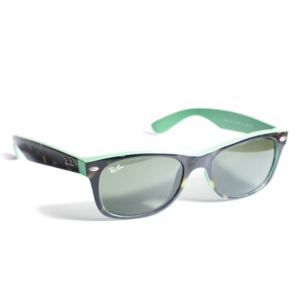 Ray Ban New Wayfarer Sunglasses-Havana Green | Ray Ban |