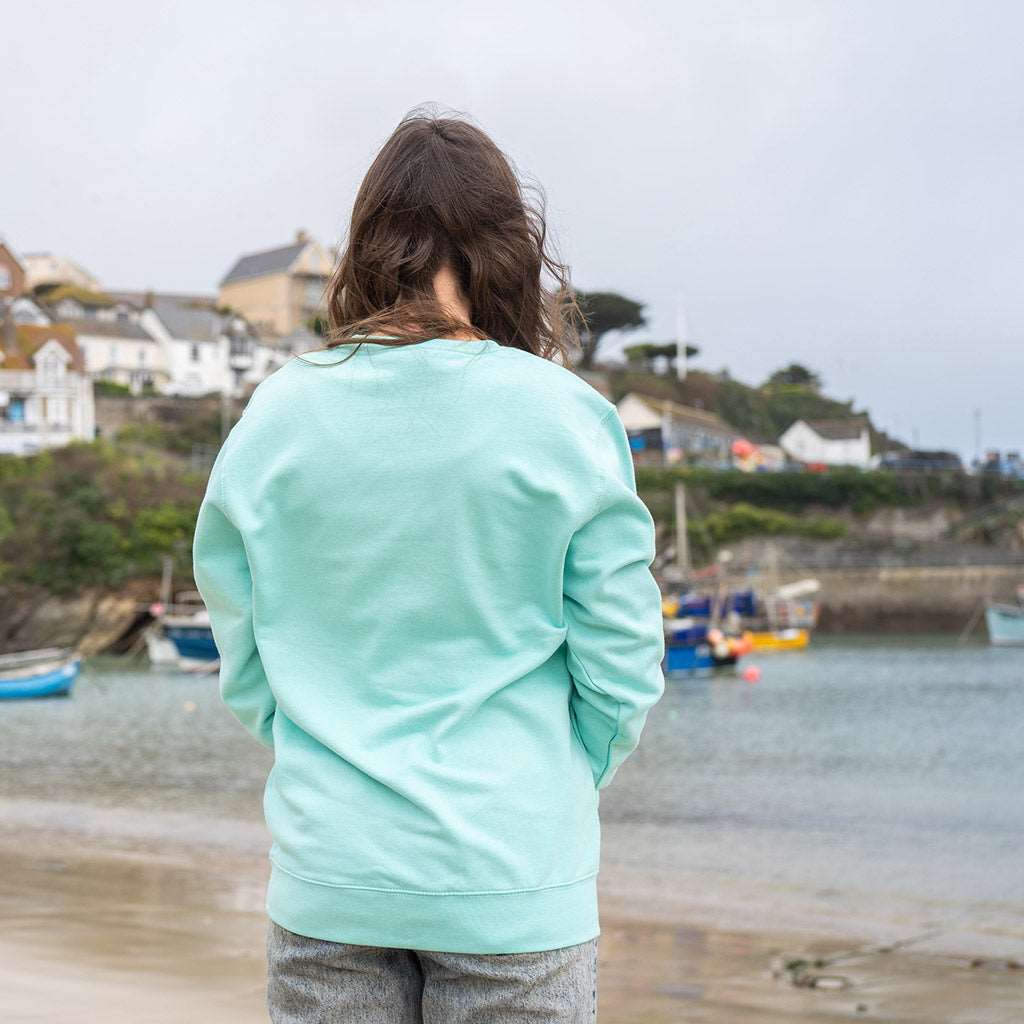 Classic Logo Crew | Peppermint | Northshore Surf Shop | Sweatshirt - Northshore Newquay - Surf/Skate
