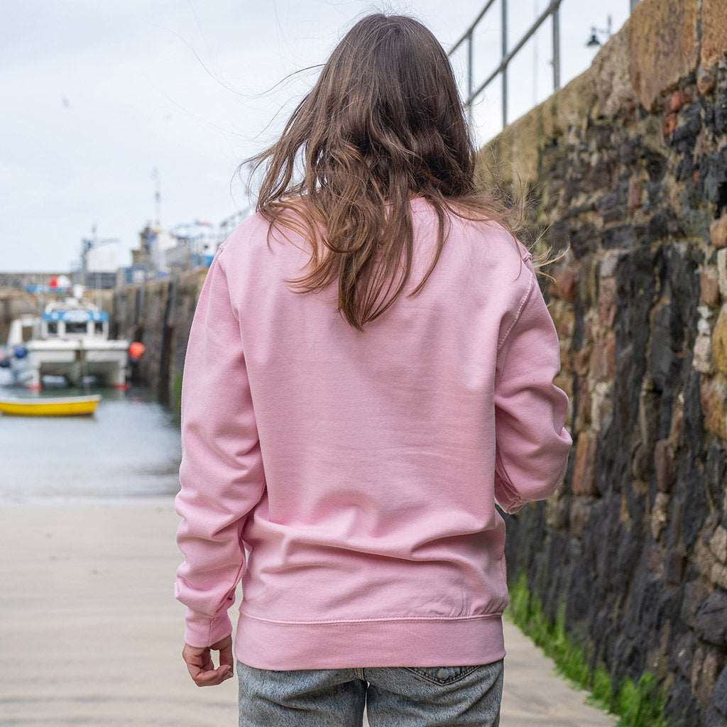 Classic Logo Crew | Baby Pink | Northshore Surf Shop | Sweatshirt - Northshore Newquay - Surf/Skate