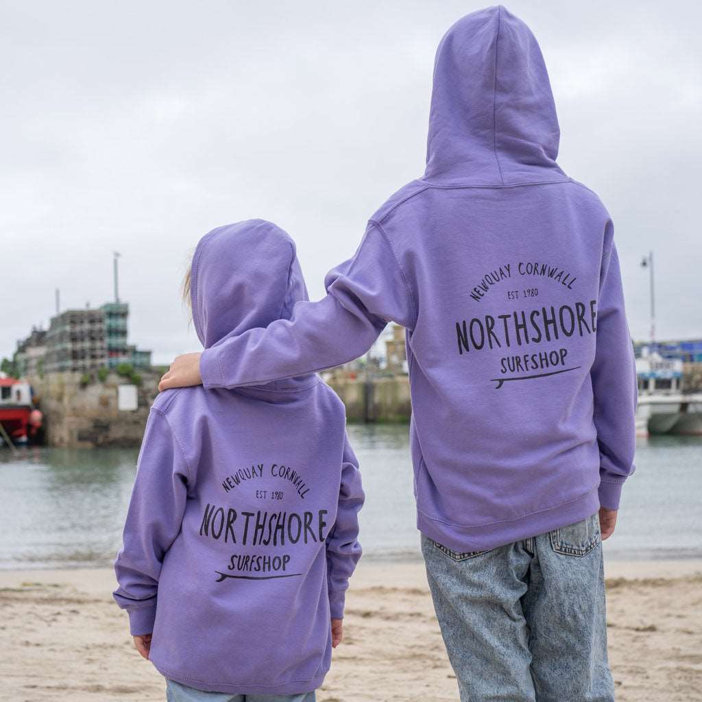 Kids Classic Logo Hoodie | Lavender | Northshore Surf Shop | Kids Clothing - Northshore Newquay - Surf/Skate