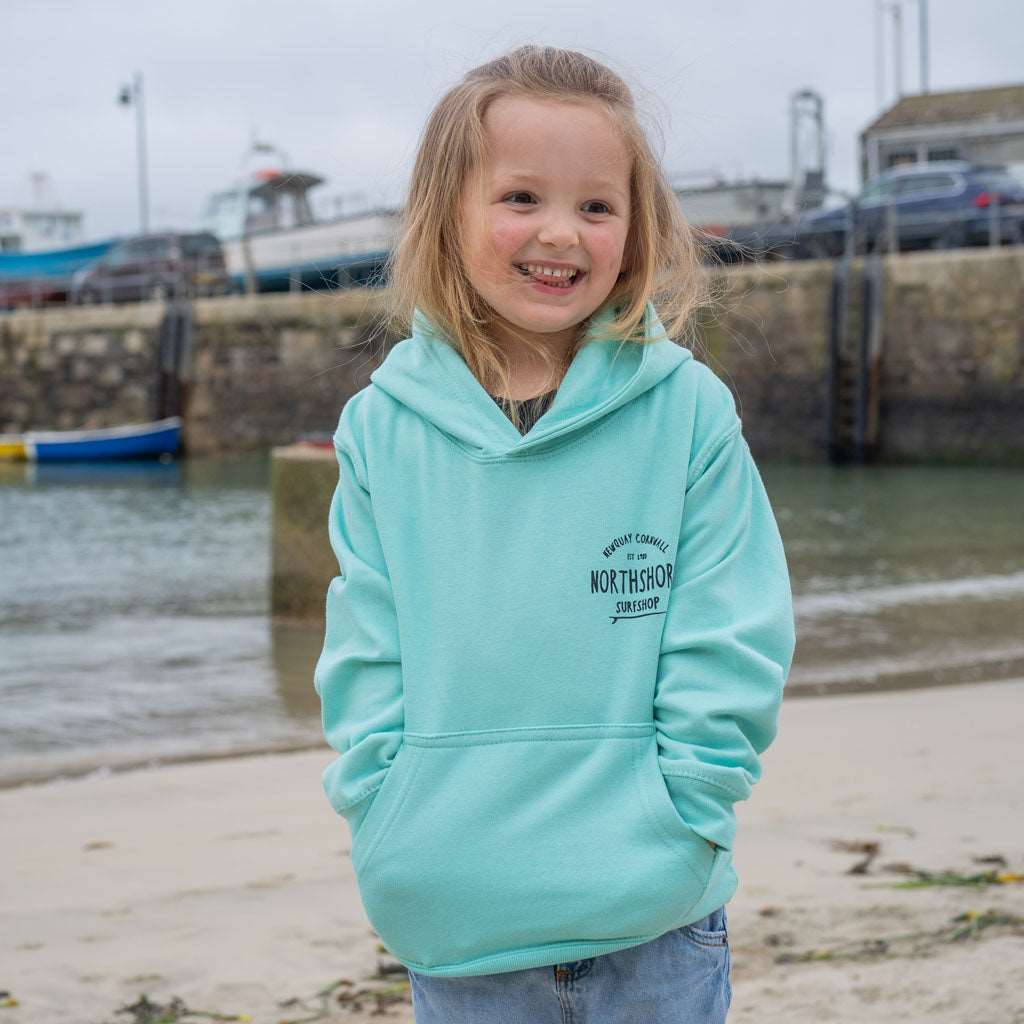Kids Classic Logo Hoodie | Peppermint | Northshore Surf Shop | Kids Clothing - Northshore Newquay - Surf/Skate