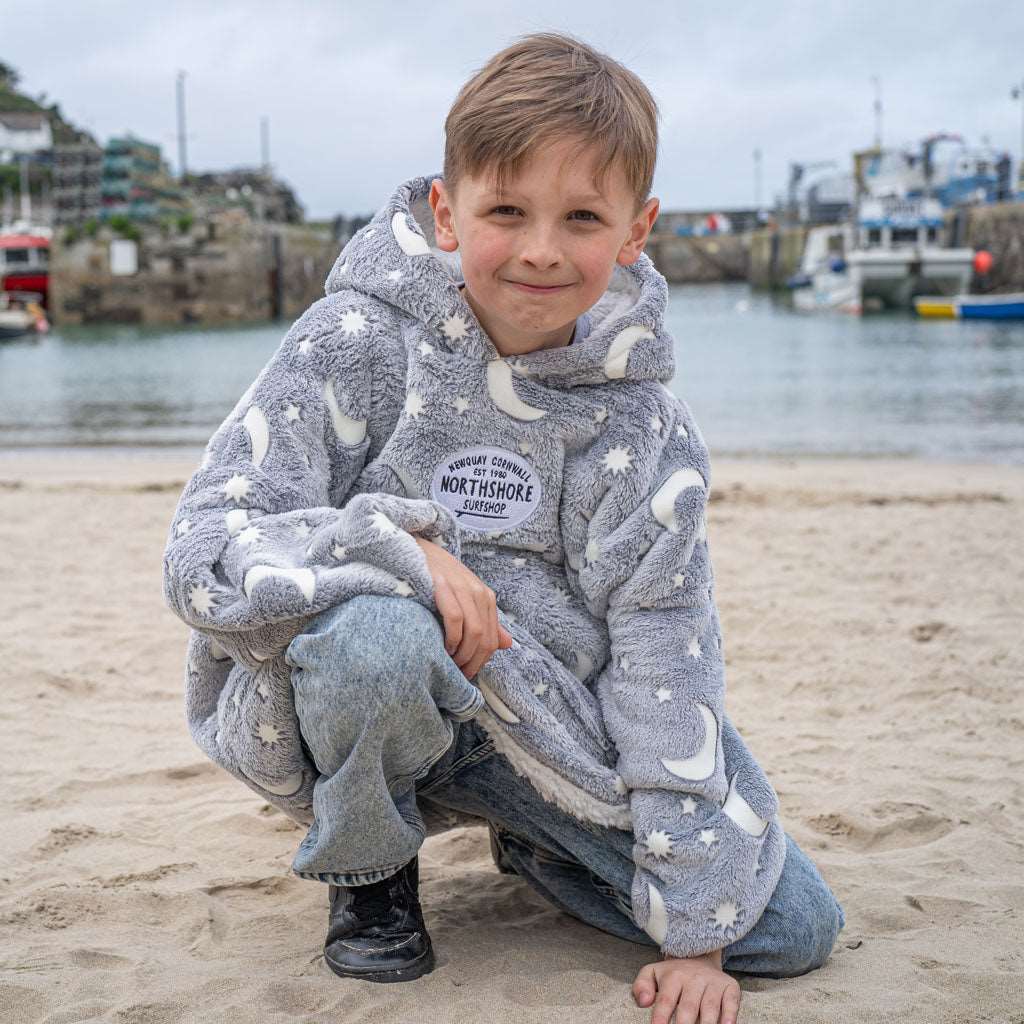 Kids Snuggle Robe | Glow in the Dark | Northshore Surf Shop | Fleece Robe
