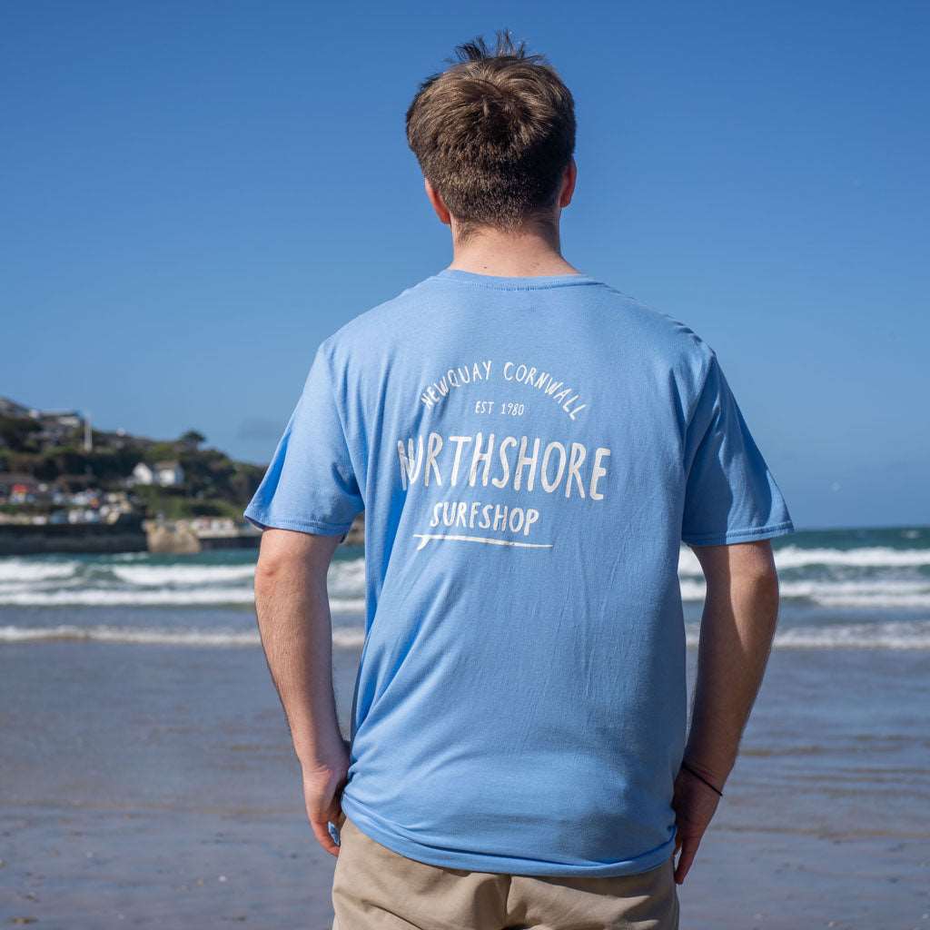 Classic Logo T Shirt | Light Blue | Northshore Surf Shop | T Shirt