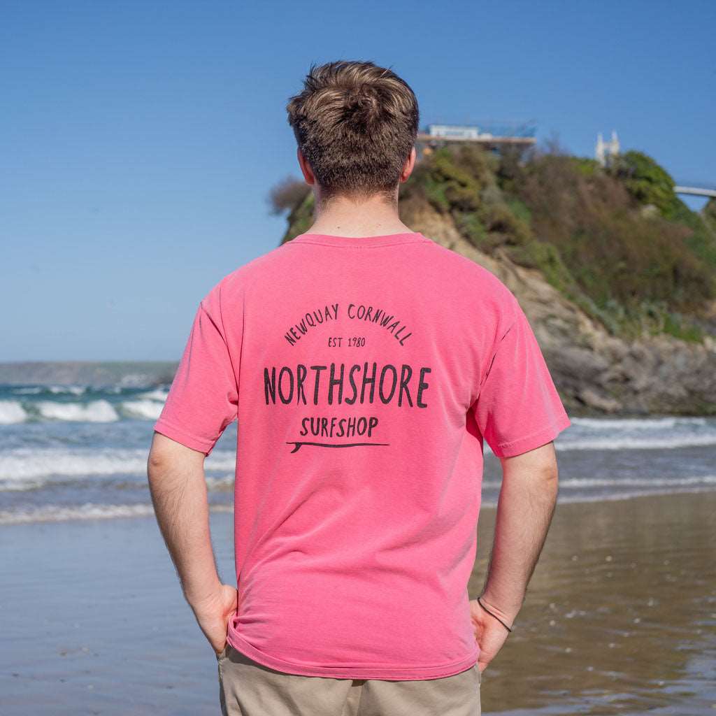 Classic Comfort Colour Tee Shirt | Crunchberry | Northshore Surf Shop | T Shirt - Northshore Newquay - Surf/Skate
