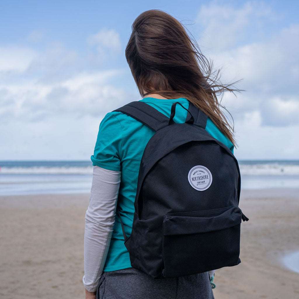 Classic Logo Backpack Black | Northshore Surf Shop | Backpacks - Northshore Newquay - Surf/Skate