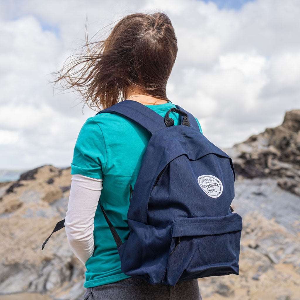 Classic Logo Backpack Navy | Northshore Surf Shop | Backpacks - Northshore Newquay - Surf/Skate