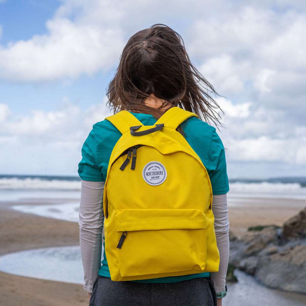 Classic Logo Backpack Lemon | Northshore Surf Shop | Backpacks - Northshore Newquay - Surf/Skate
