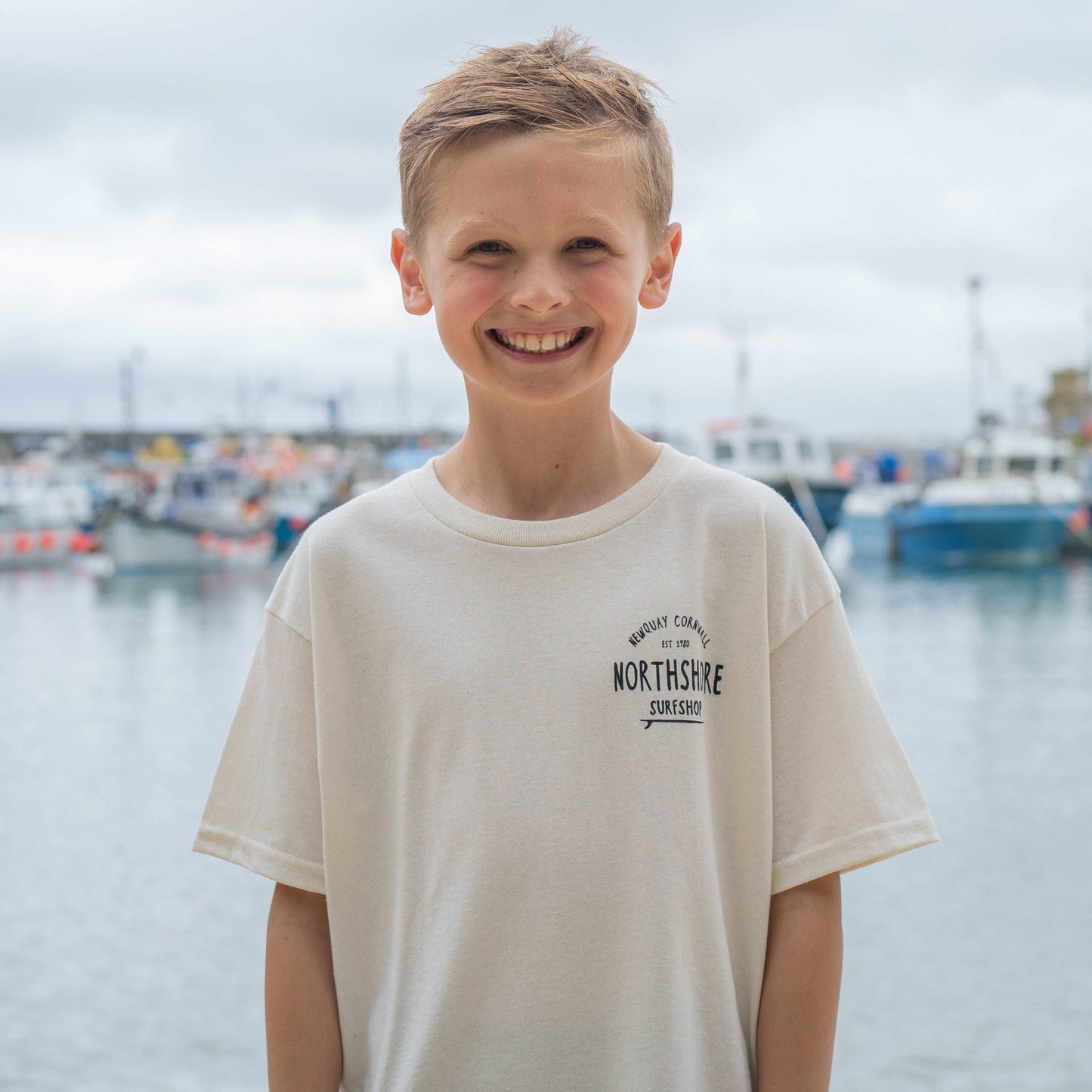 Kids Classic Logo Tee | Natural | Northshore Surf Shop | Kids Clothing