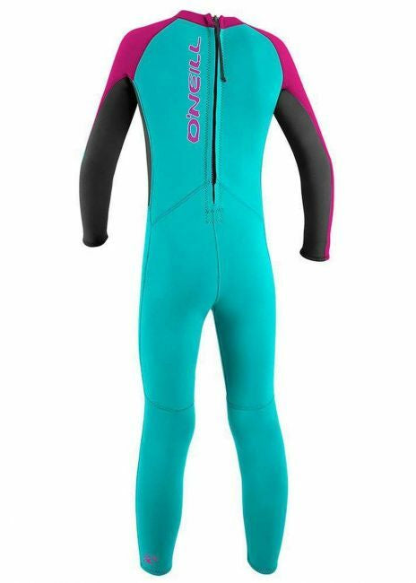 O’NEILL TODDLER REACTOR 2MM BACK ZIP FULL WETSUIT (Light Aqua) | O’neill | Summer Wetsuit