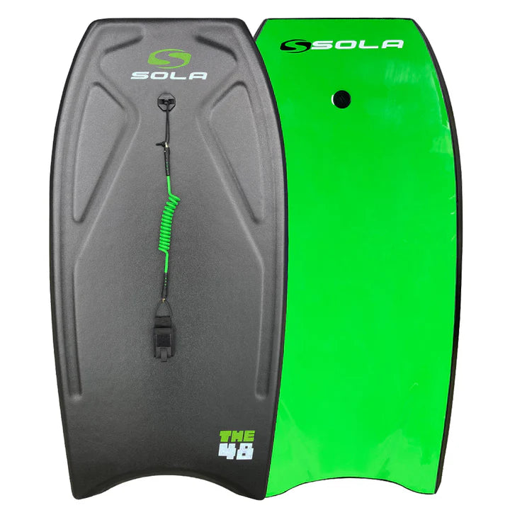 Sola Revolver The 48” Bodyboard Black Green | Sola | Bodyboard - Northshore Newquay - Surf/Skate