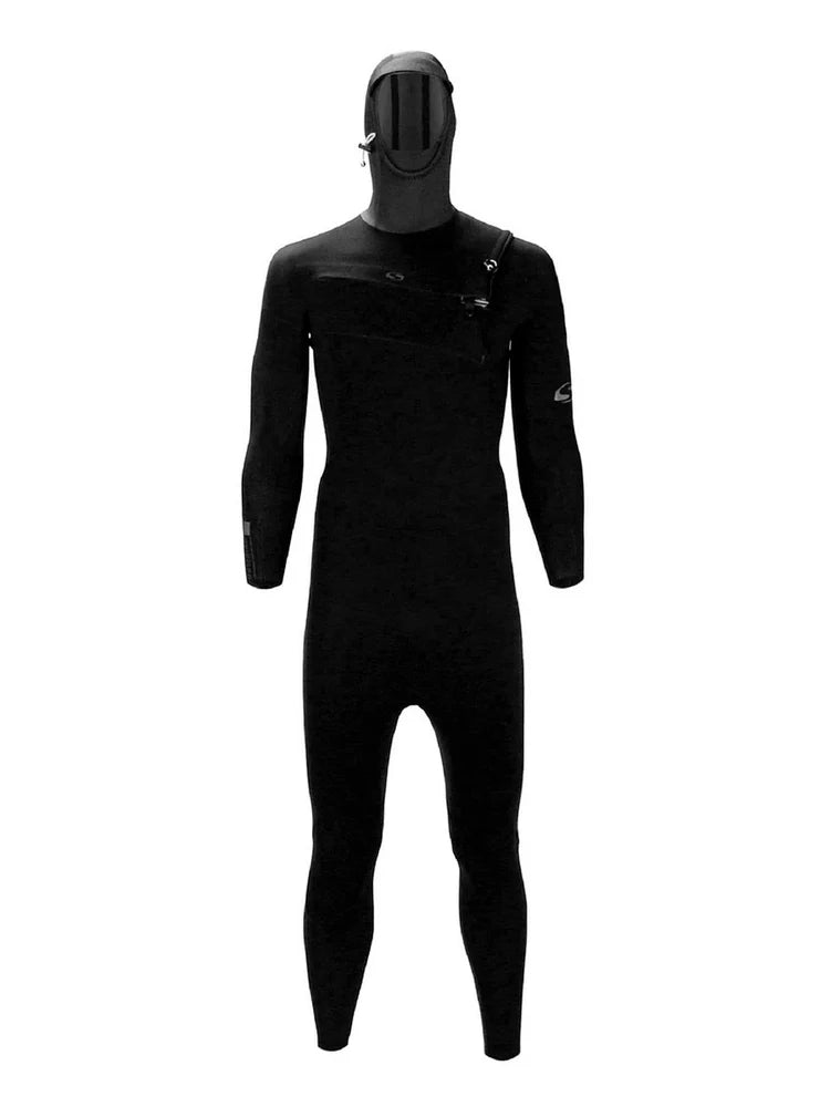 SOLA OBSIDIAN 6/5/4MM HOODED GBS FZ WETSUIT - BLACK Large | Sola | Winter Wetsuit - Northshore Newquay - Surf/Skate