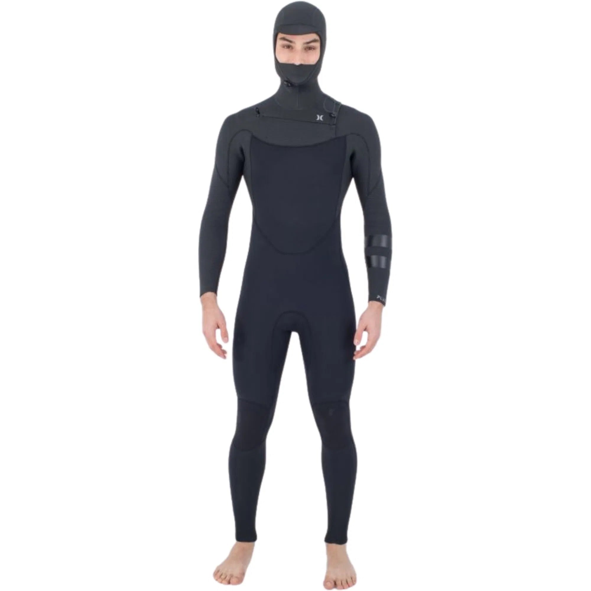 Hurley Hooded 5/3mm Plus Wetsuit - black marl | Hurley | Winter Wetsuit - Northshore Newquay - Surf/Skate
