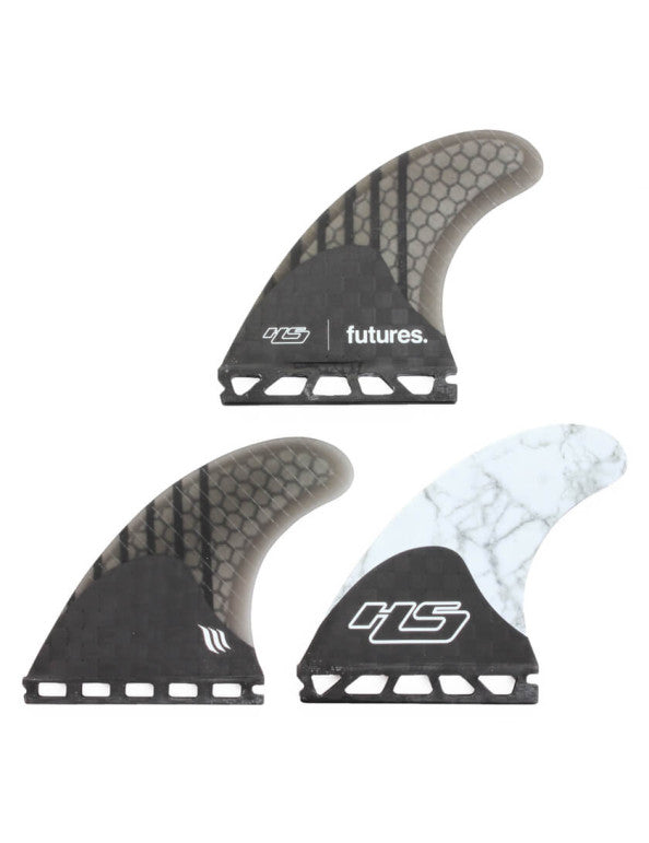 Futures HS2 Generation Tri Fins Medium - Black/White Marble | Futures |