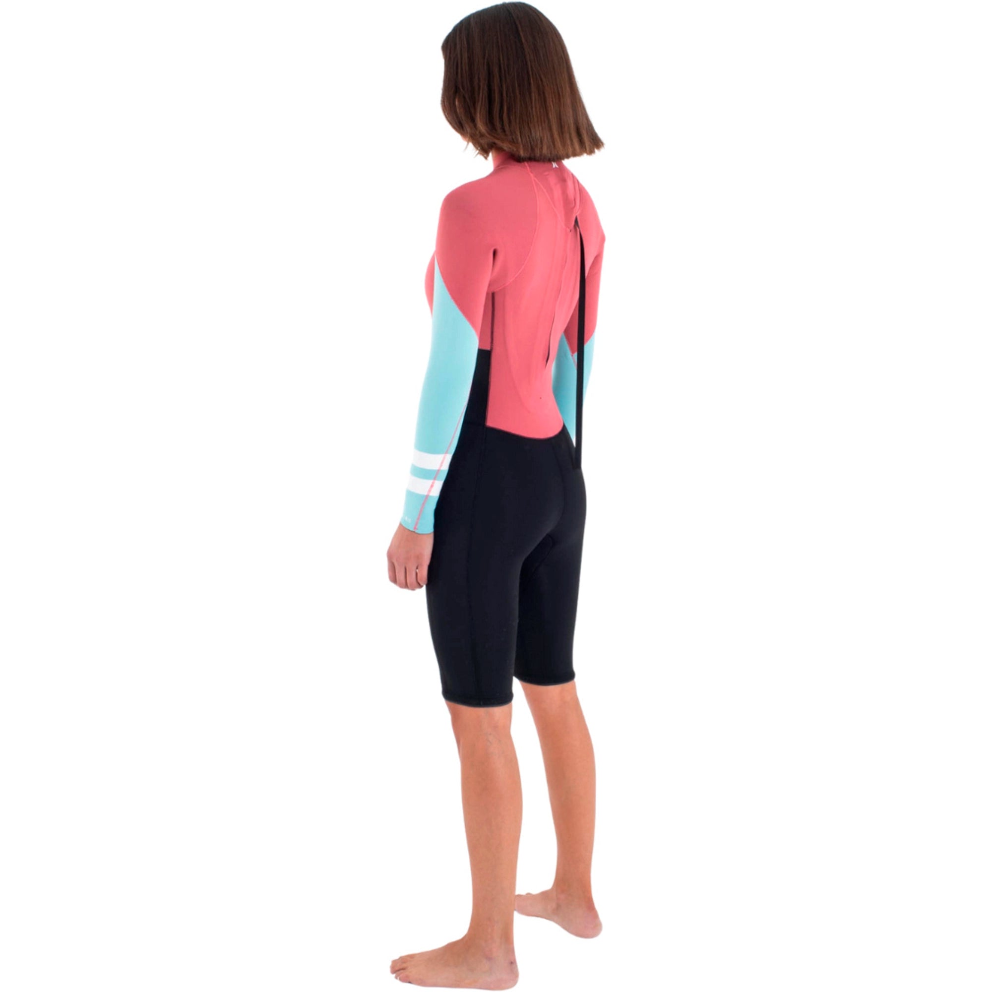 HURLEY Womens Air 2mm Mid Long Sleeve Back Zip Shorty Wetsuit | Hurley | - Northshore Newquay - Surf/Skate