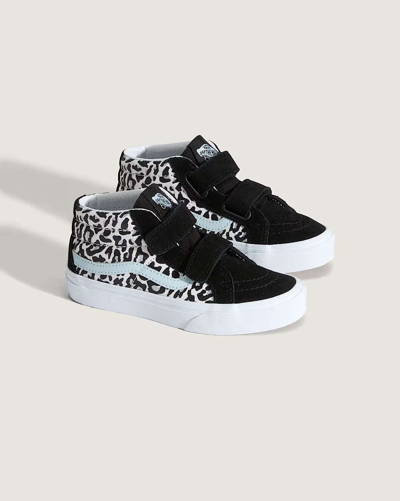 Vans Kids SK8-Mid Reissue V-Leopard Glitter Pastel | Vans | trainers - Northshore Newquay - Surf/Skate