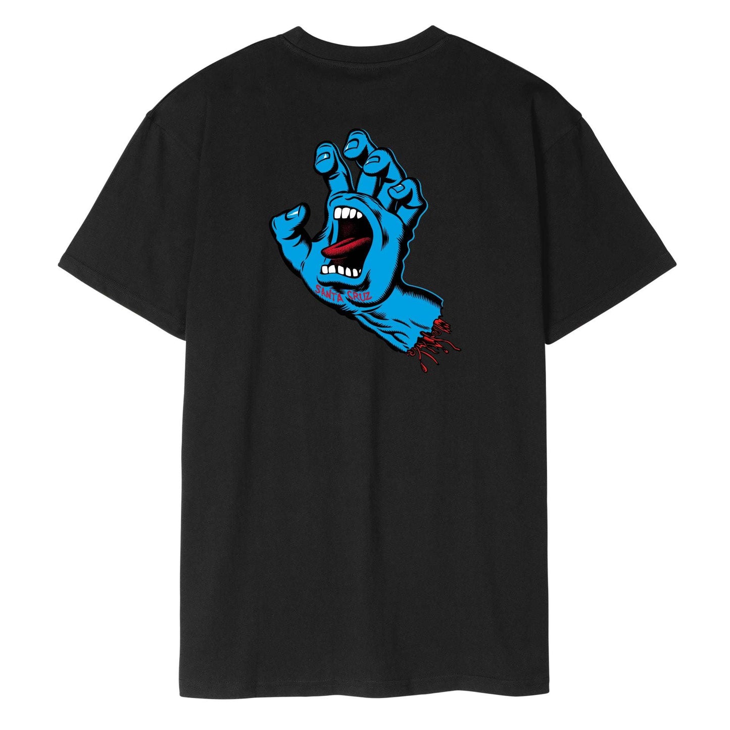 Santa Cruz Screaming Hand Chest Logo Tshirt-Black | Santa Cruz | T Shirt