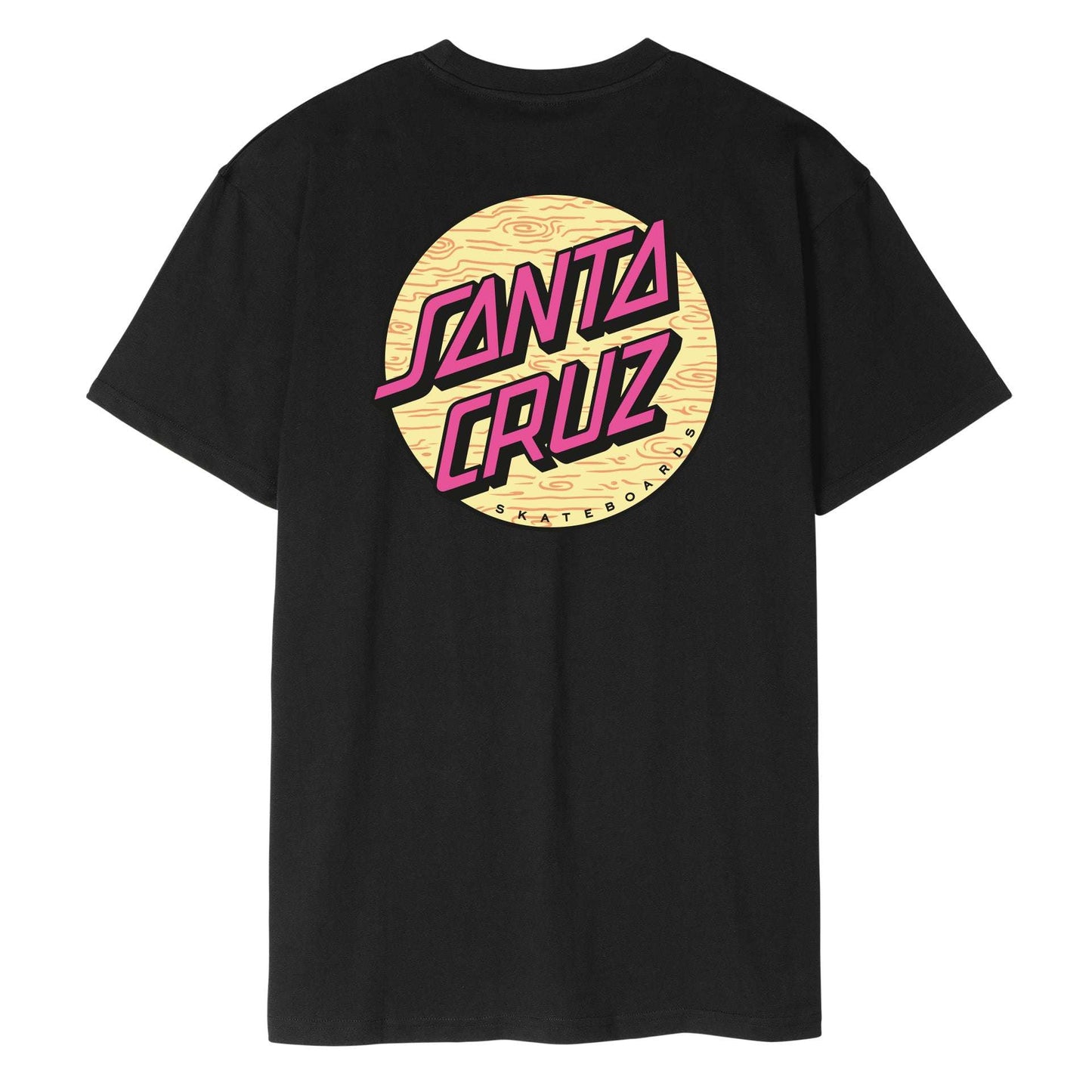 Santa Cruz Wagon Dot Chest Logo Tshirt-Black | Santa Cruz | T Shirt