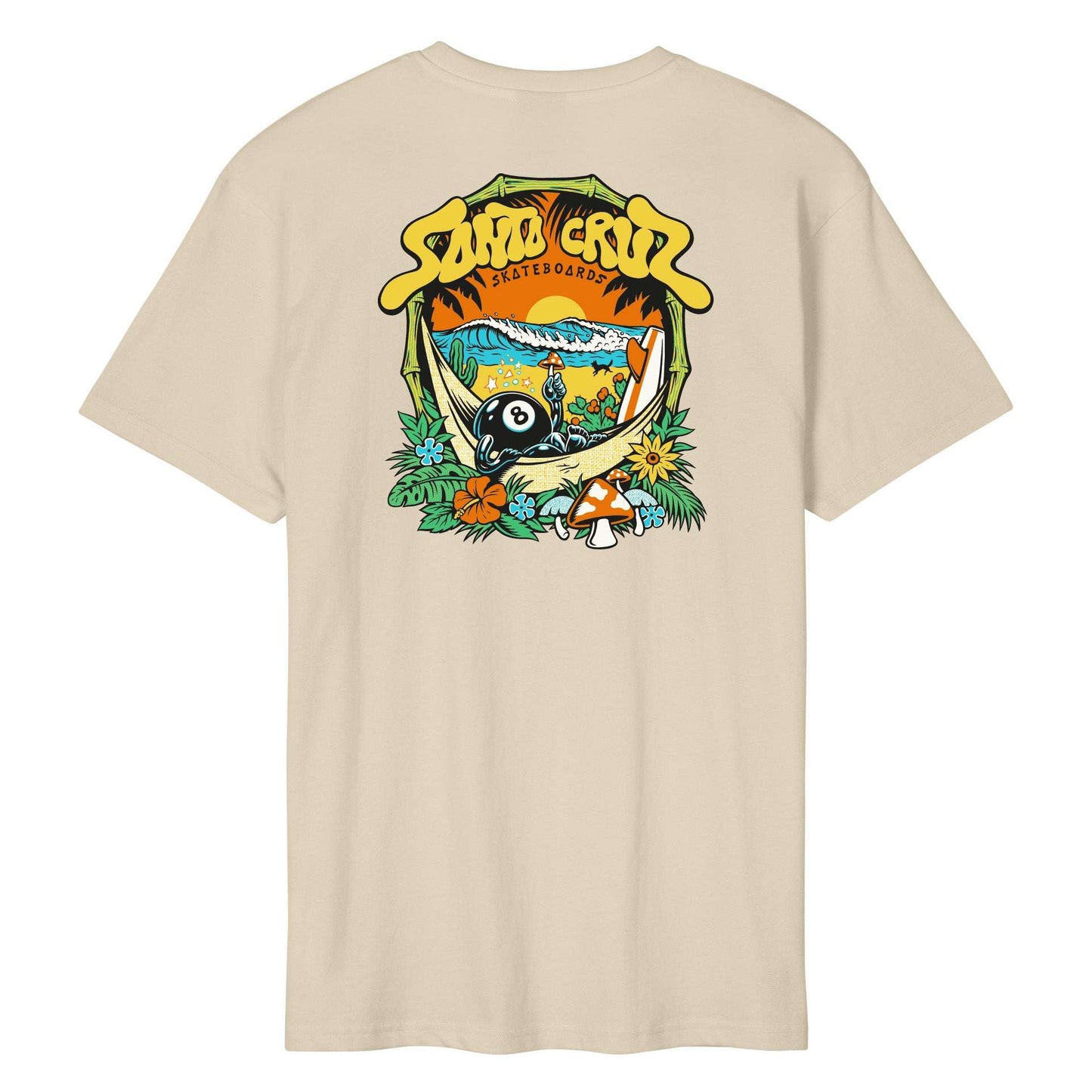 Santa Cruz Winkowski 8Baller Trip Logo Tshirt-Blond Wood | Santa Cruz | T Shirt