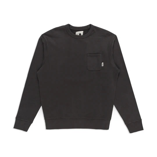 Town and Country Pearl Crew-Washed Black | Town and country | - Northshore Newquay - Surf/Skate