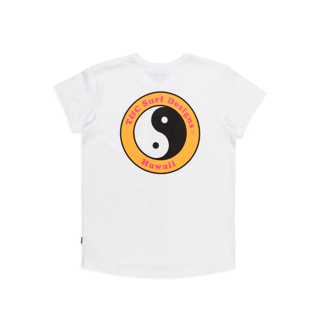 Town and Country Women's YY Logo T-shirt-White | Town and country | - Northshore Newquay - Surf/Skate