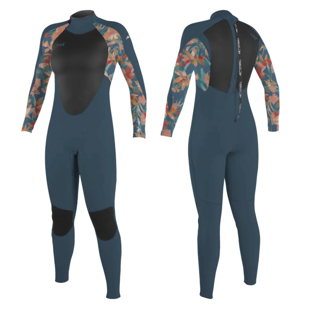 O’NEILL GIRLS EPIC 4/3MM BACK ZIP FULL WETSUIT | BLACK | O’neill | Winter Wetsuit - Northshore Newquay - Surf/Skate