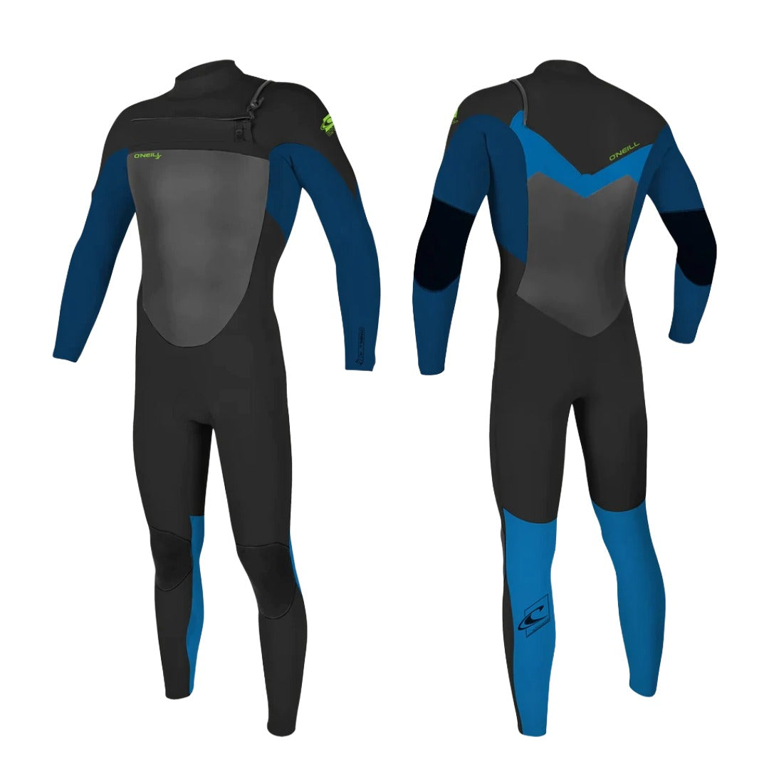 O’NEILL KIDS EPIC 4/3MM CHEST ZIP FULL WETSUIT | BLUE | O’neill | Winter Wetsuit - Northshore Newquay - Surf/Skate