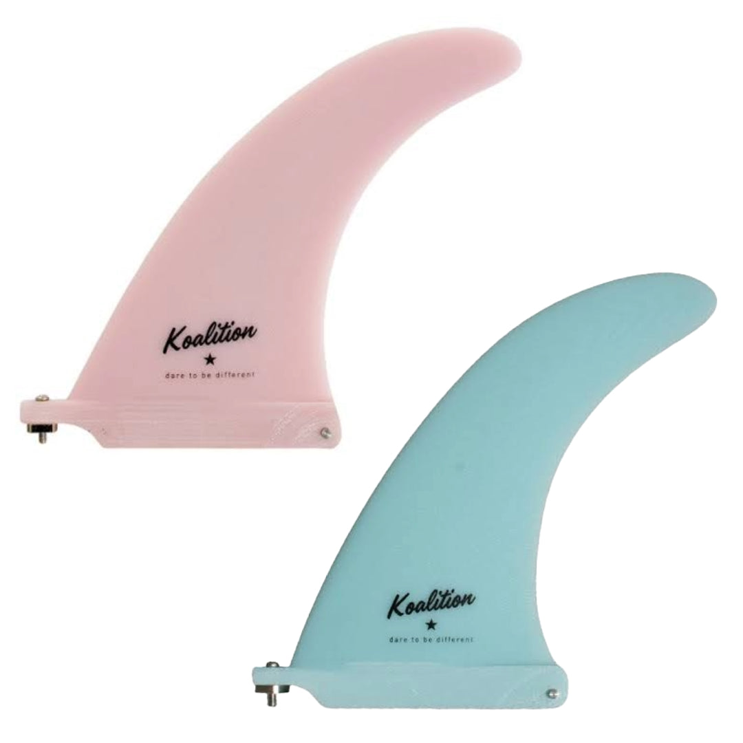 KOALITION California Classic 7.5” pastel single fin | Pink/Blue | Koalition | Fin