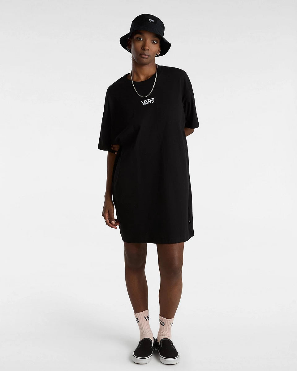 Vans Women's Center Vee Tee Dress (black) Northshore Surf Shop Vans Women's Center Vee Tee Dress (black) Northshore Surf Shop