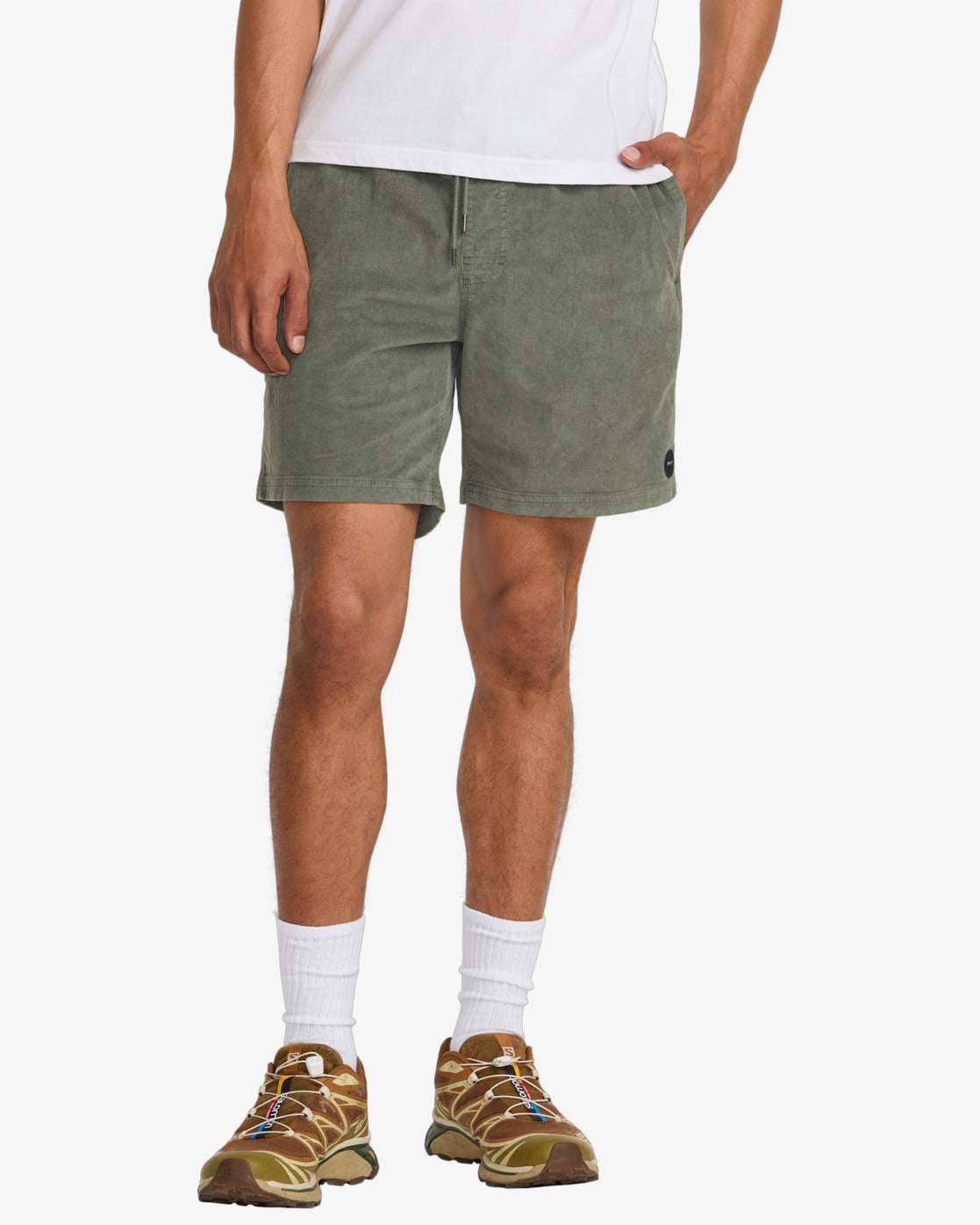 RVCA Escape Elastic Waist Walkshorts - Sage Leaf | RVCA | Shorts