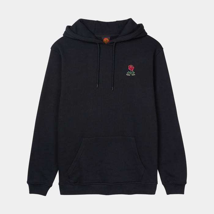 Santa Cruz Screaming Rose Flash Hood-Black | Santa Cruz | Hooded Sweatshirt
