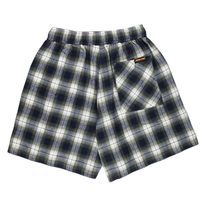 Santa Cruz Classic Check Shorts-Navy/Green Check | Santa Cruz |