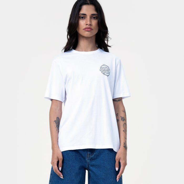 Santa Cruz Offshore T-shirt-White UK14 | Santa Cruz | T Shirt