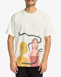 RVCA You're Still Here T-Shirt-Antique White | RVCA |