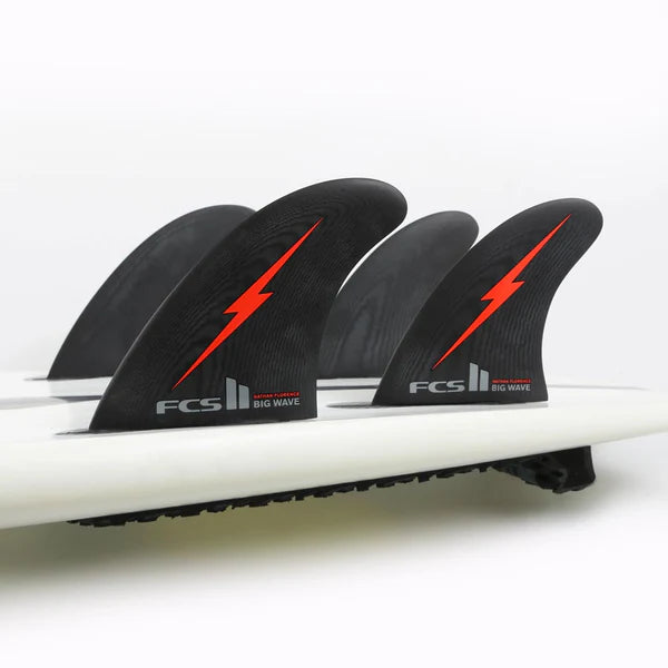 FCS II NF Big Wave G10 Paddle Quad Surfboard Fins | FCS | Quad Fins