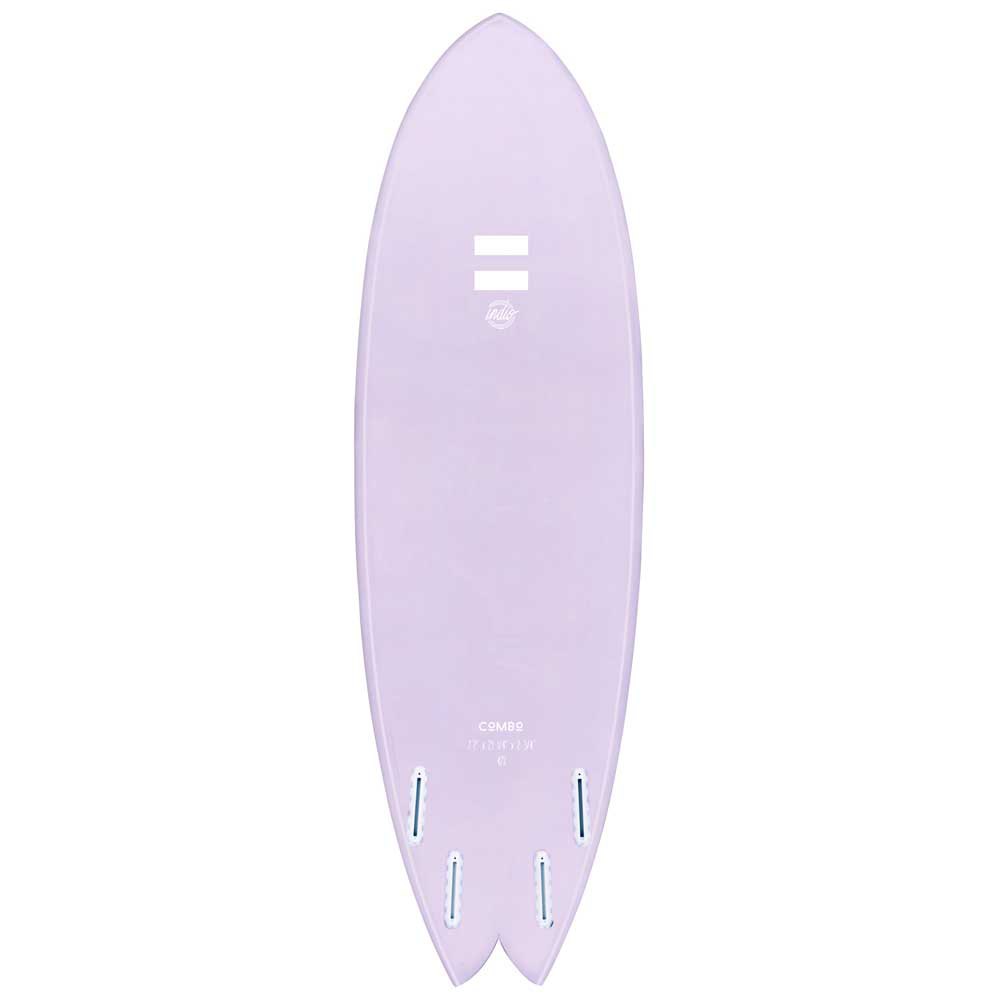 Indio “ Combo Quad“ Fish Surfboard- Lilac ( 2023 Model ) | Indio | Epoxy Surfboard