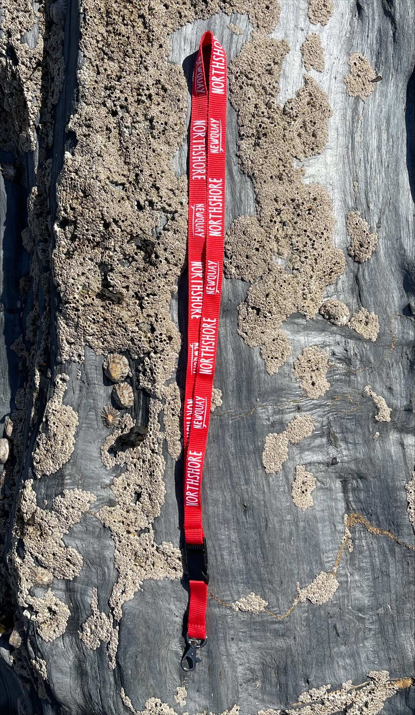 Northshore logo lanyard Vibrant Red | Northshore Surf Shop |