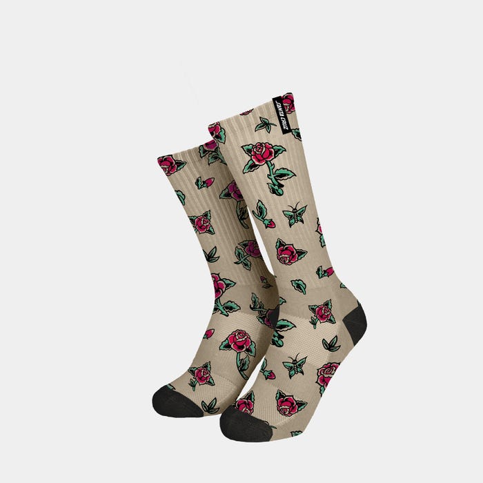 Santa Cruz Flash Roses Sock-Multi | Santa Cruz |