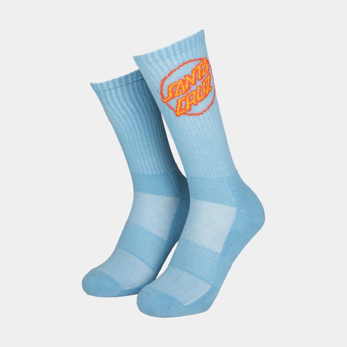 Santa Cruz Partial Dot Socks (2 Pack)-Pacific Blue/Black | Santa Cruz |