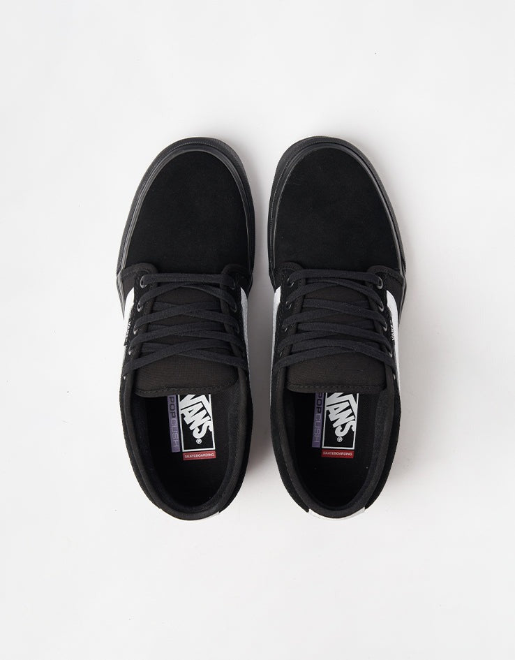 Vans Skate Chukka Low Sidestrip - Black/Black/White | Vans | Mens Action Sports Skateboarding FTW - Northshore Newquay - Surf/Skate Shop